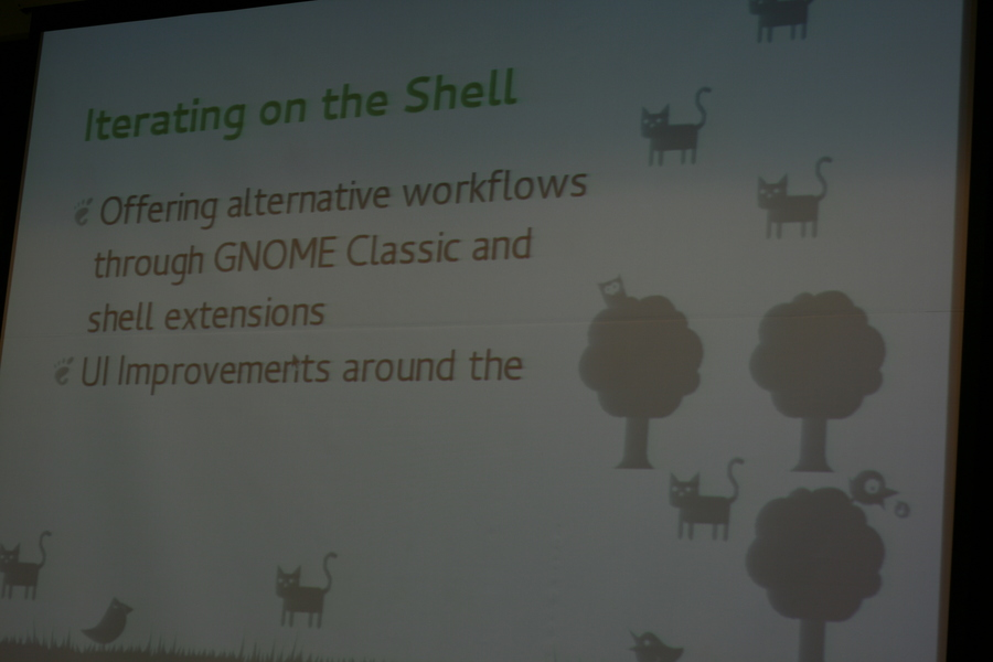 gnome shell presentation image