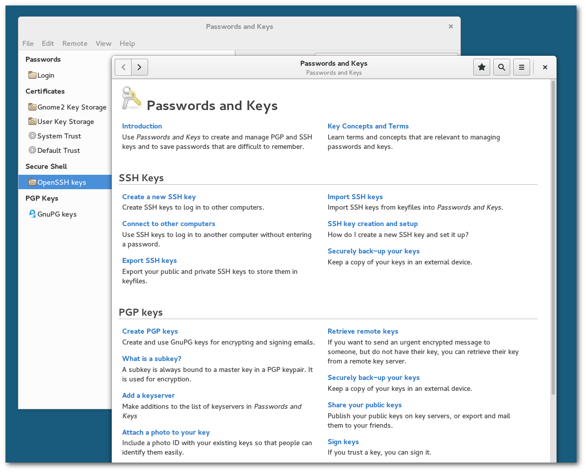 Passwords and Keys Documentation